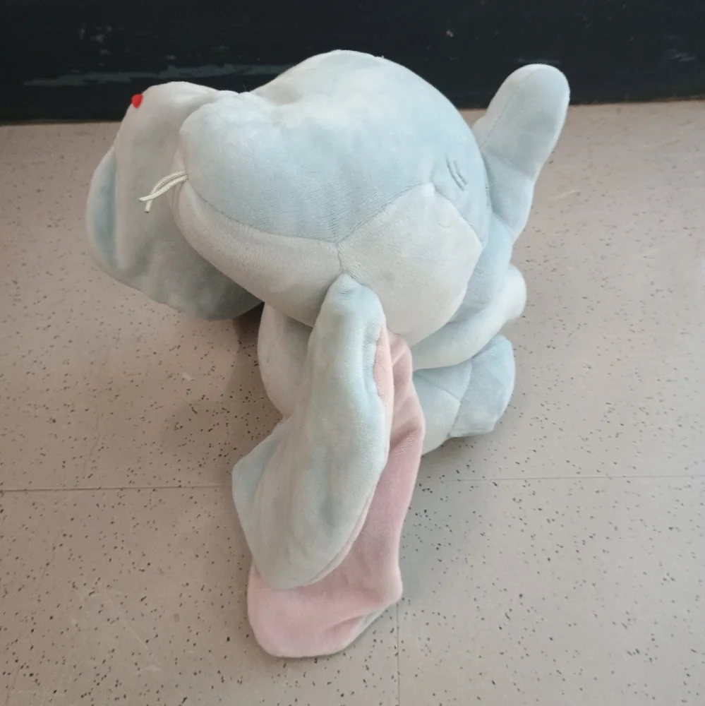 Ty Beanie Buddies Sparkle Disney Dumbo  Elephant Lovey Plushie Cuddly Soft plush